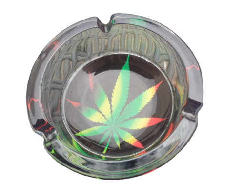 Weed Culture Ashtrays - Vibrant leaf designs - Love Dank